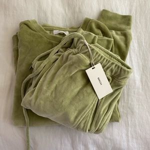 MIKOH Wasabi Sweatpants Sweatshirt Set